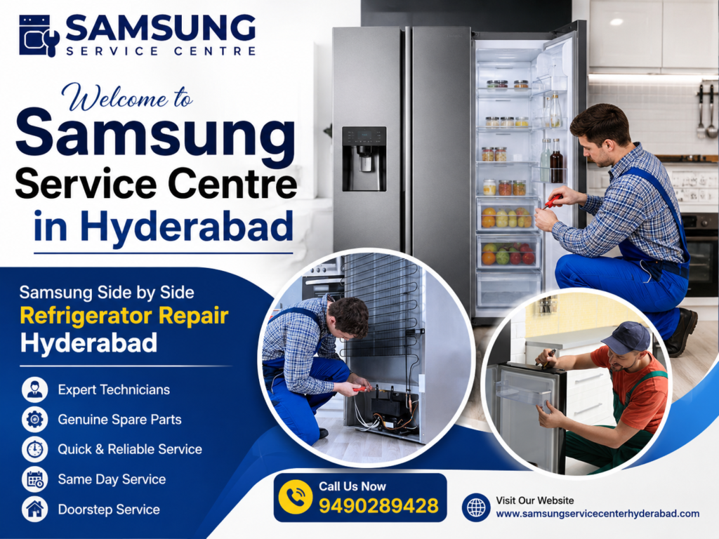 Professional Samsung Side by Side Refrigerator Repair Hyderabad