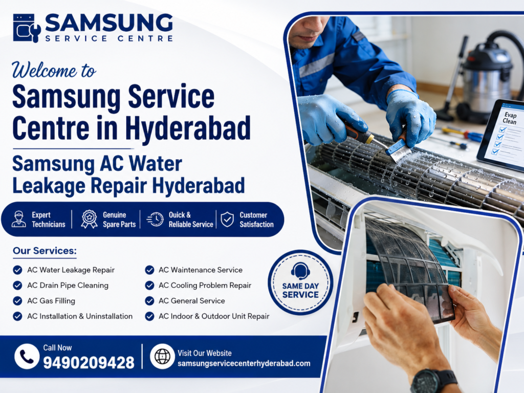 Samsung AC Water Leakage Repair Hyderabad by Expert Technicians