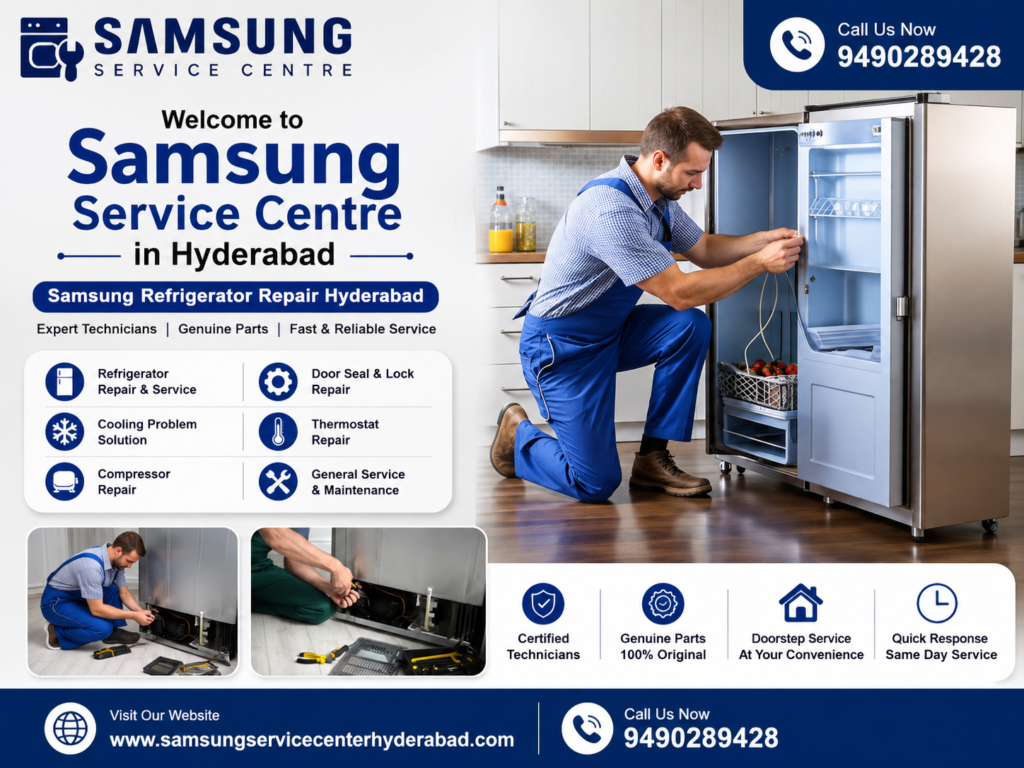 Samsung refrigerator repair Hyderabad – Fast Refrigerator Service at Home